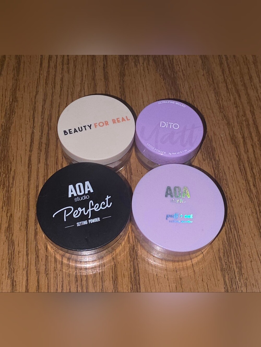 Assorted Setting Powder Bundle- Luminous, Translucent, Brightening, Banana